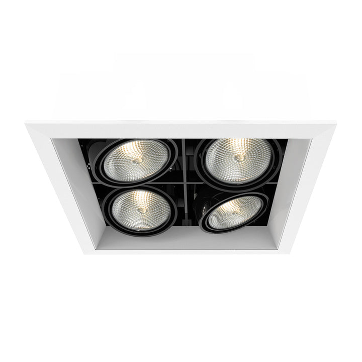 Eurofase Canada - TE164B-02 - MULT,PAR20,TRM,4LT,SQ,WHT/BLK - PAR20MULTI-GEN - White