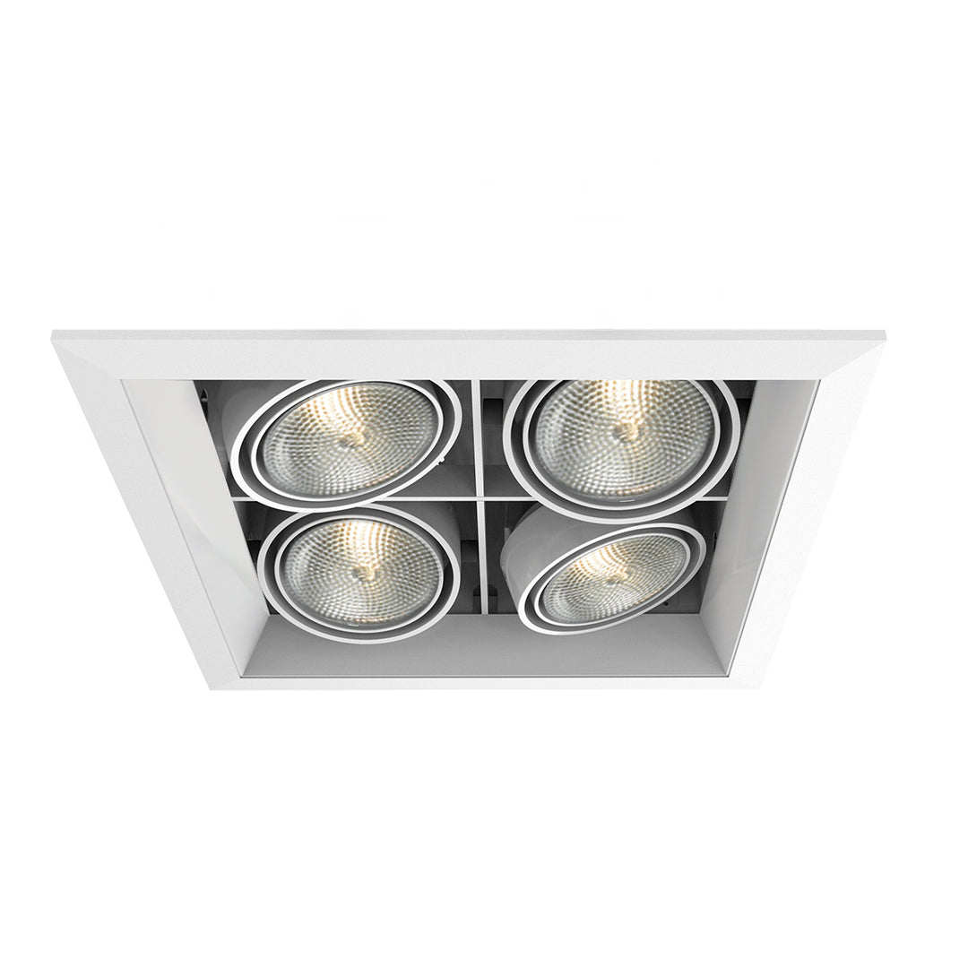 Eurofase Canada - TE164B-22 - MULT,PAR20,TRM,4LT,SQ,WHT/WHT - PAR20MULTI-GEN - White