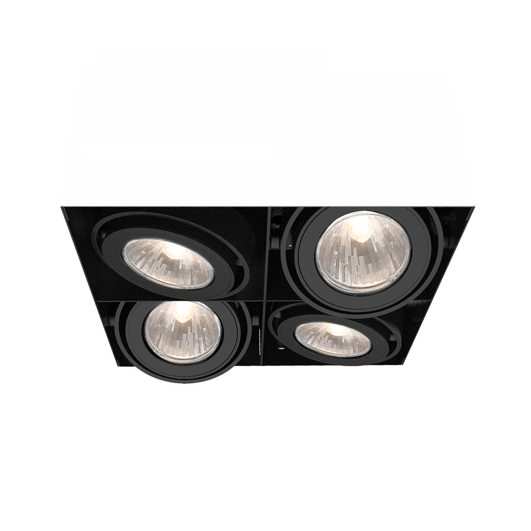 Eurofase Canada - TE214BGU10-01 - MULT,GU10,TRIMLSS,4LT,50W,BLK - GU10 MULTI - Black
