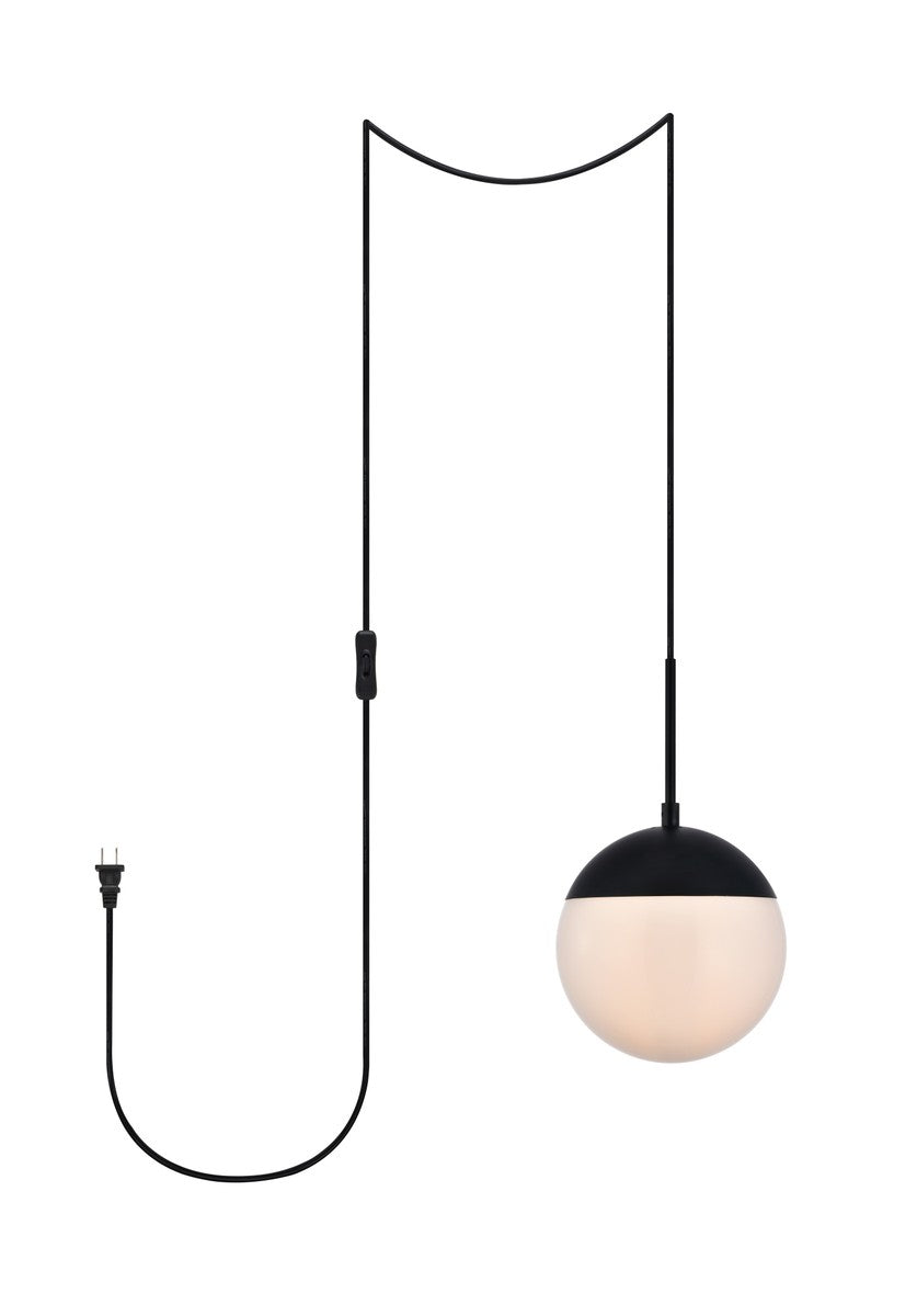 Eclipse One Light Plug in Pendant in Black - available from The Lighting Shoppe, trusted by Canadian homeowners