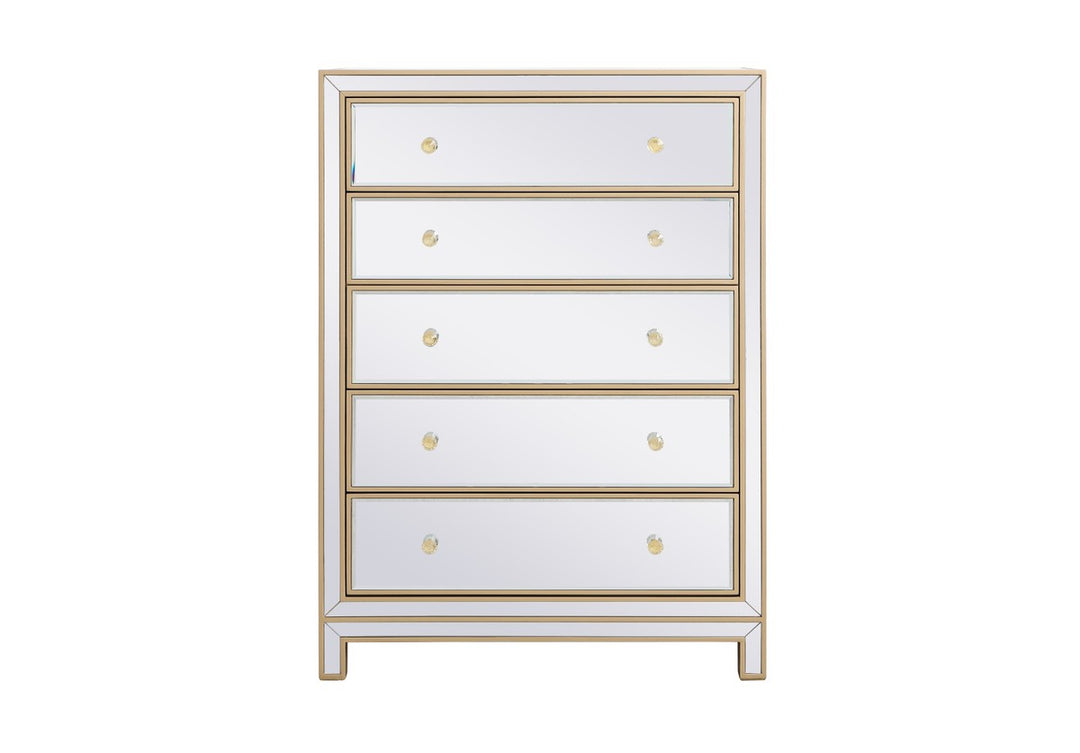 Elegant Lighting - MF72026G - Cabinet - Reflexion - Gold