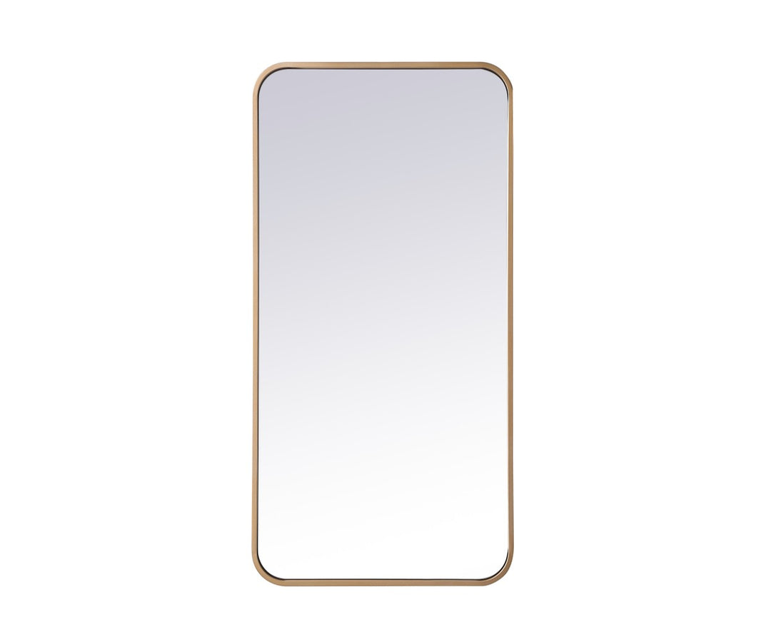 Elegant Lighting - MR801836BR - Mirror - Evermore - Brass