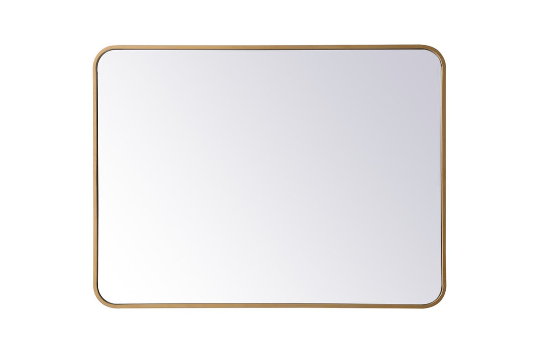 Elegant Lighting - MR802736BR - Mirror - Evermore - Brass