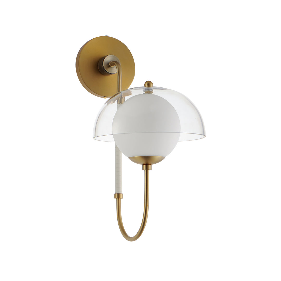 Chapeau LED Wall Sconce in Satin Brass - available from The Lighting Shoppe, trusted by Canadian homeowners