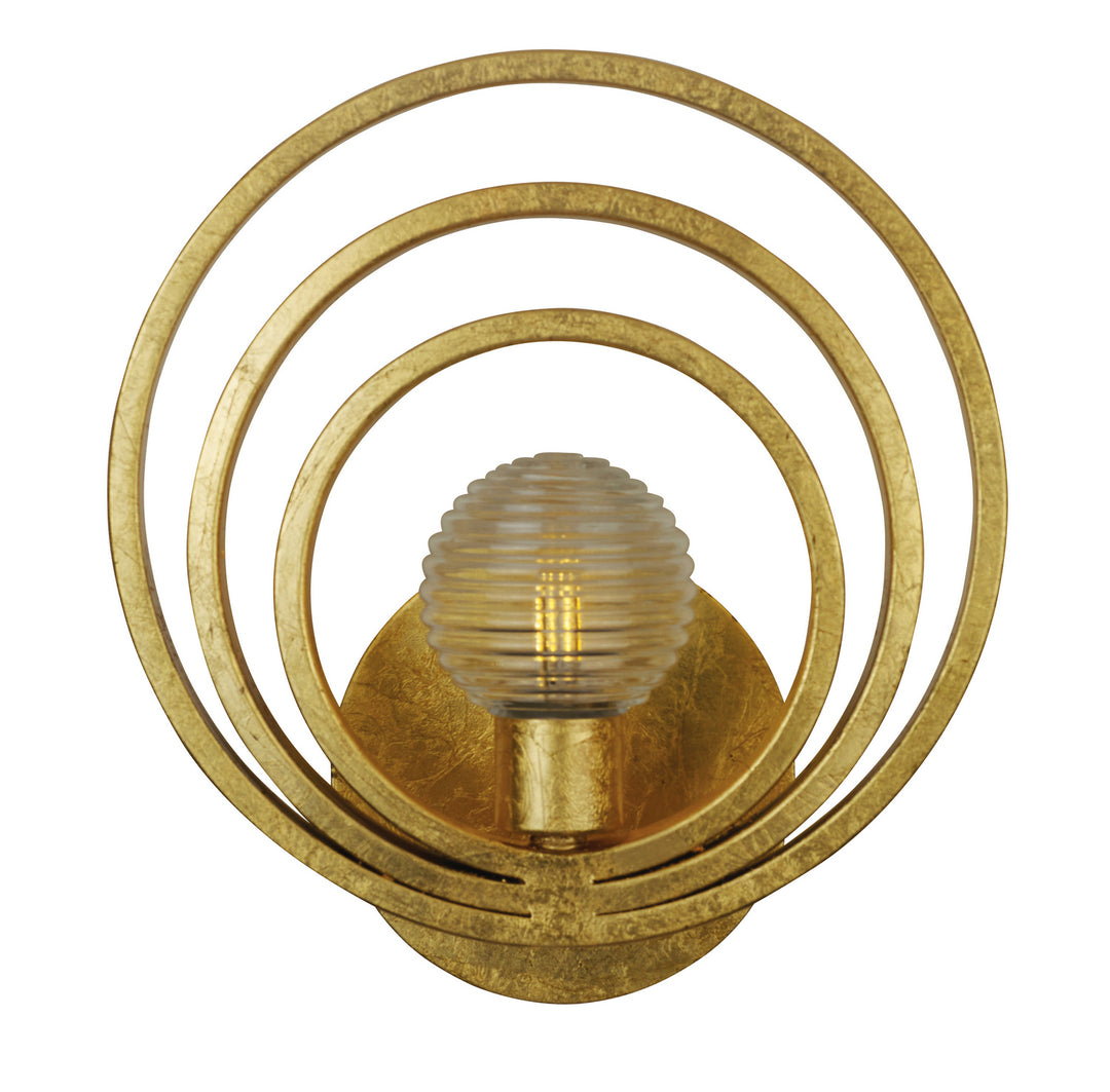 Frequency LED Wall Sconce in Gold Leaf - available from The Lighting Shoppe, trusted by Canadian homeowners