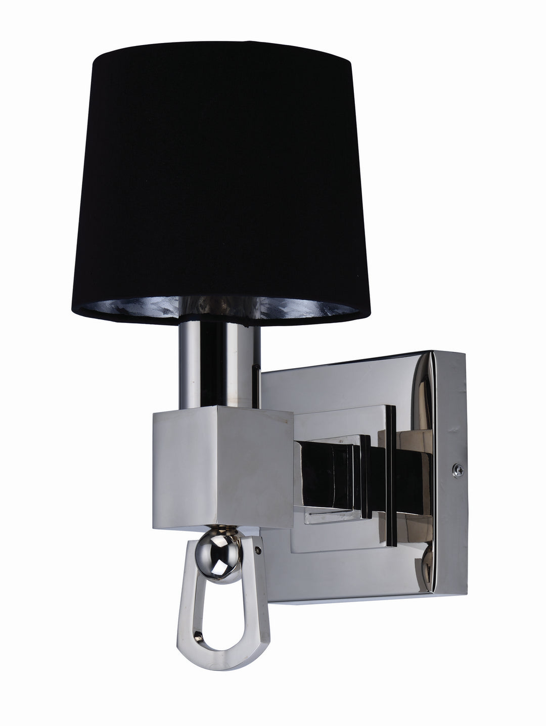 Jefferson One Light Wall Sconce in Plated Silver - available from The Lighting Shoppe, trusted by Canadian homeowners