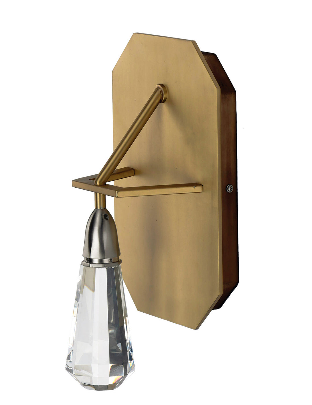 10 Carat LED Wall Sconce in Satin Nickel / Satin Brass - available from The Lighting Shoppe, trusted by Canadian homeowners