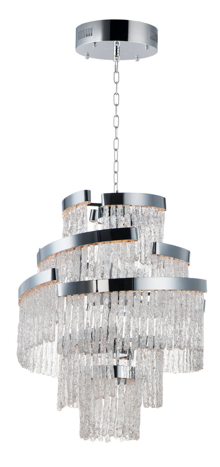 Waldorf LED Chandelier in Polished Chrome - available from The Lighting Shoppe, trusted by Canadian homeowners