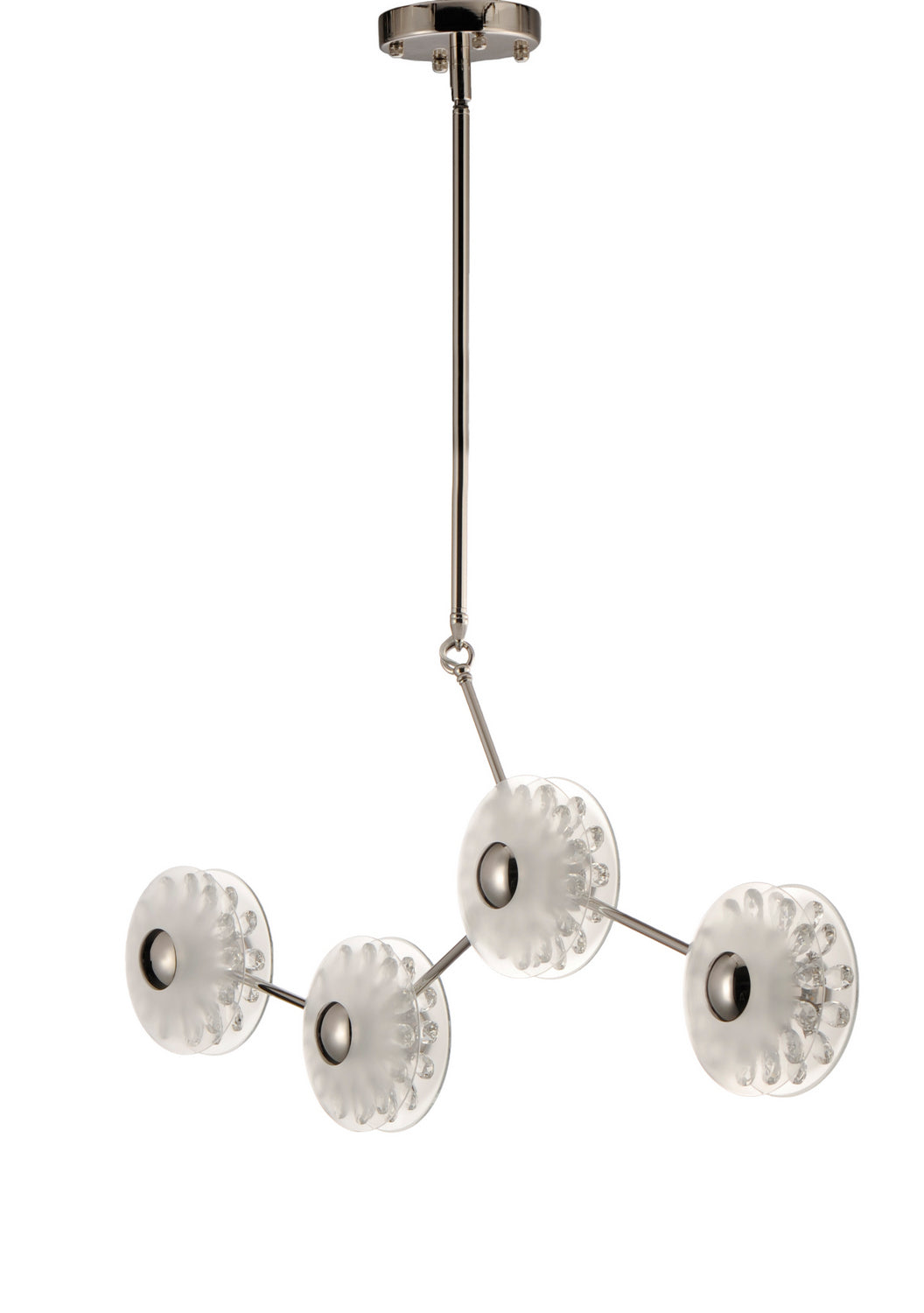 Peony LED Pendant in Polished Nickel - available from The Lighting Shoppe, trusted by Canadian homeowners
