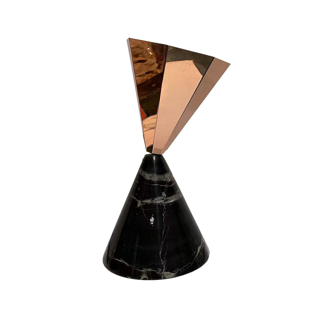 Hourglass LED Desk Lamp in Rose Gold and Black - available from The Lighting Shoppe, trusted by Canadian homeowners