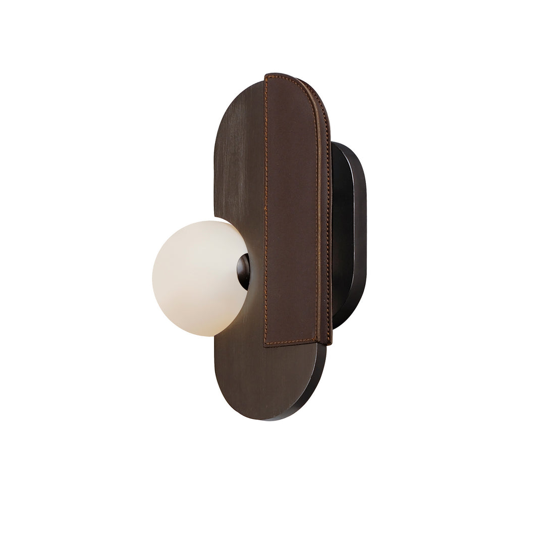 Stitched LED Wall Sconce in Brushed Bronze - available from The Lighting Shoppe, trusted by Canadian homeowners