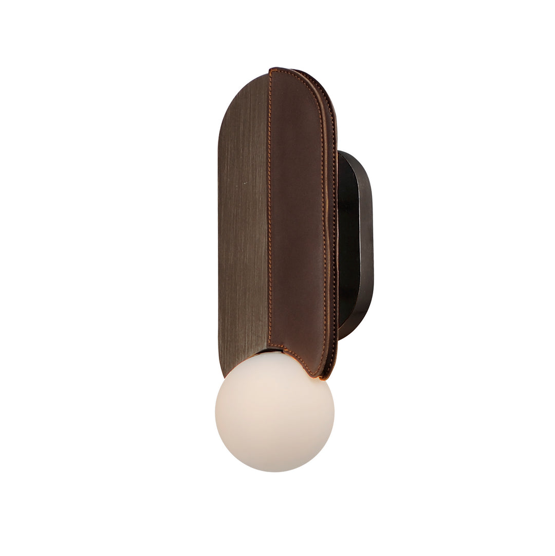 Stitched LED Wall Sconce in Brushed Bronze - available from The Lighting Shoppe, trusted by Canadian homeowners
