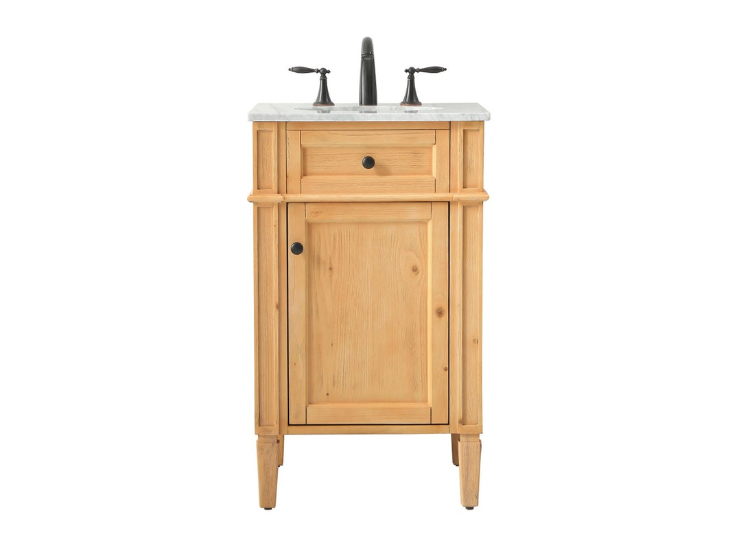 Elegant Lighting - VF12521NW - Single Bathroom Vanity - Park Avenue - natural wood