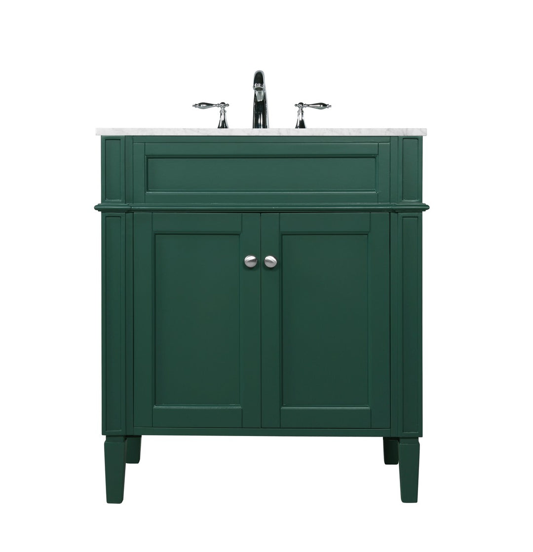 Elegant Lighting - VF12530GN - Single Bathroom Vanity - Park Avenue - green