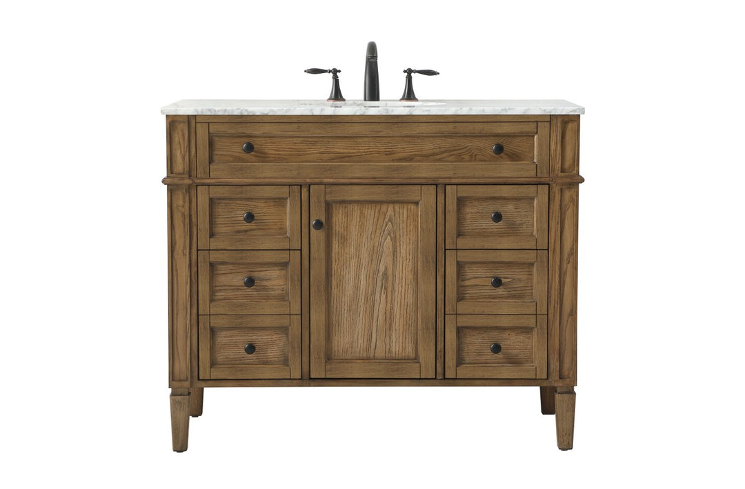 Elegant Lighting - VF12542DW - Single Bathroom Vanity - Park Avenue - driftwood