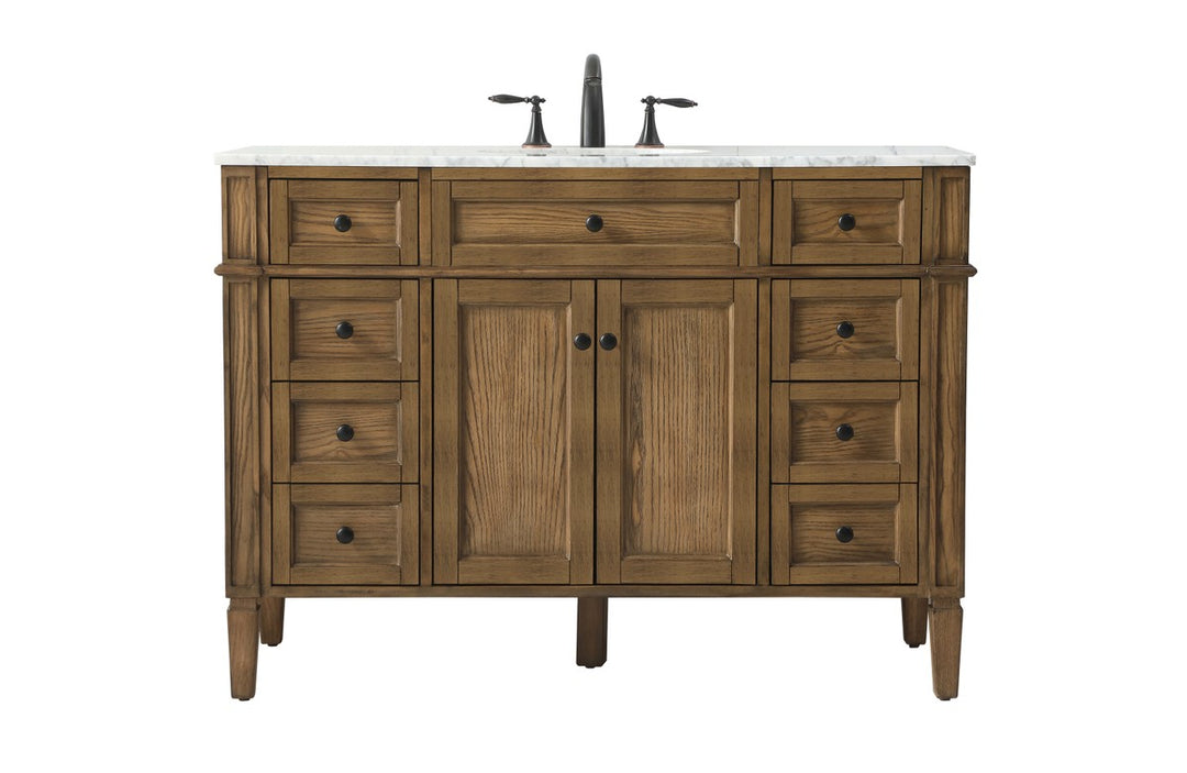 Elegant Lighting - VF12548DW - Single Bathroom Vanity - Park Avenue - driftwood