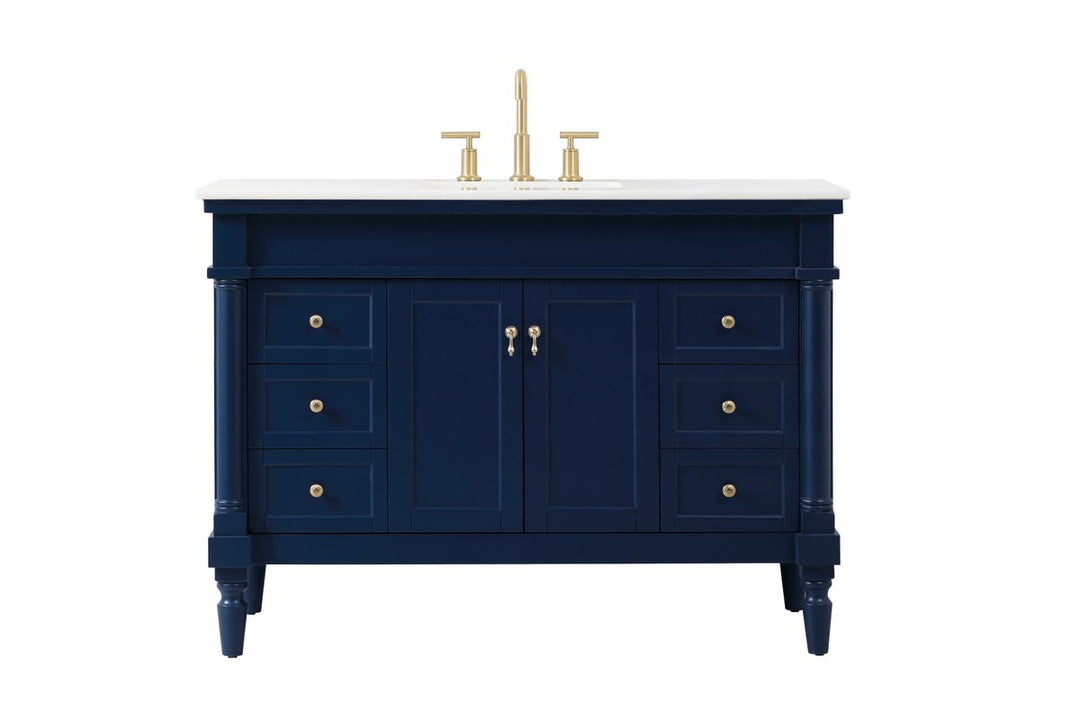 Elegant Lighting - VF13048BL - Vanity Sink Set - Lexington - blue