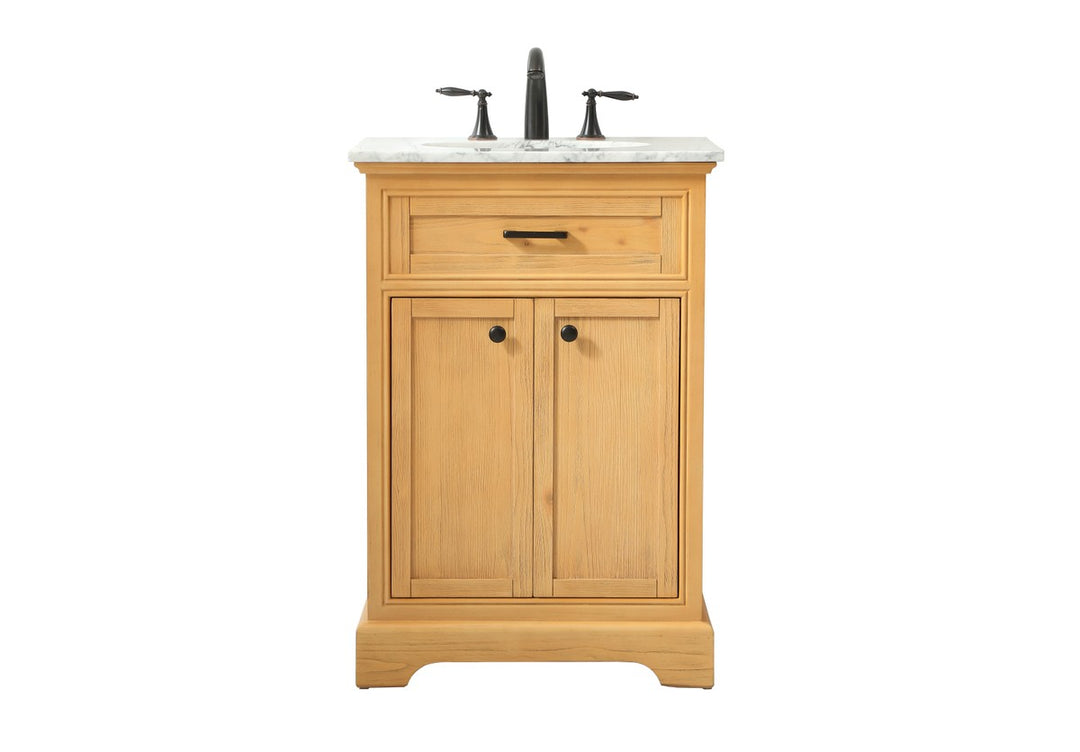 Elegant Lighting - VF15024NW - Single Bathroom Vanity - Americana - natural wood