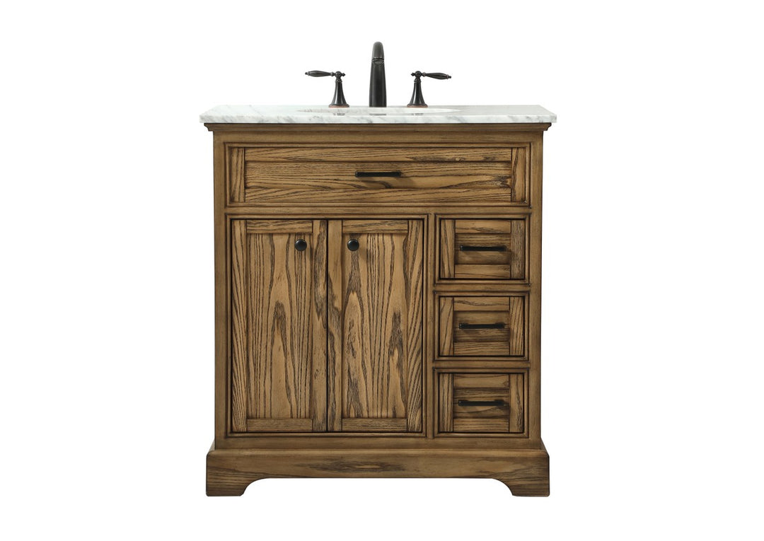 Elegant Lighting - VF15032DW - Single Bathroom Vanity - Americana - driftwood