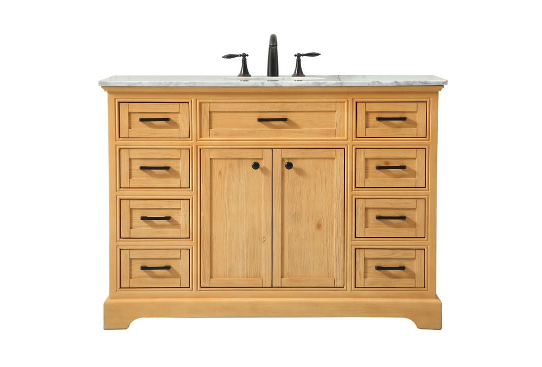 Elegant Lighting - VF15048NW - Single Bathroom Vanity - Americana - natural wood