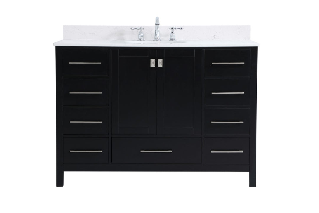 Elegant Lighting - VF18848BK-BS - Bathroom Vanity Set - Irene - Black