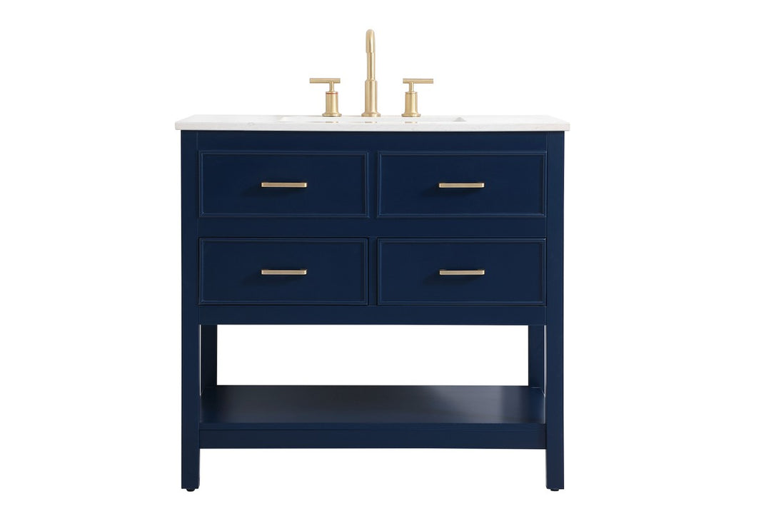 Elegant Lighting - VF19036BL - Vanity Sink Set - Sinclaire - blue
