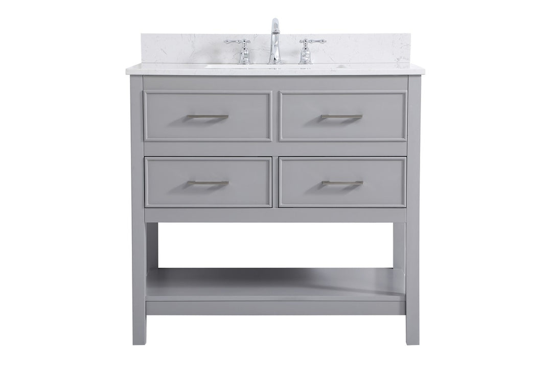 Elegant Lighting - VF19036GR-BS - Vanity Sink Set - Sinclaire - gray