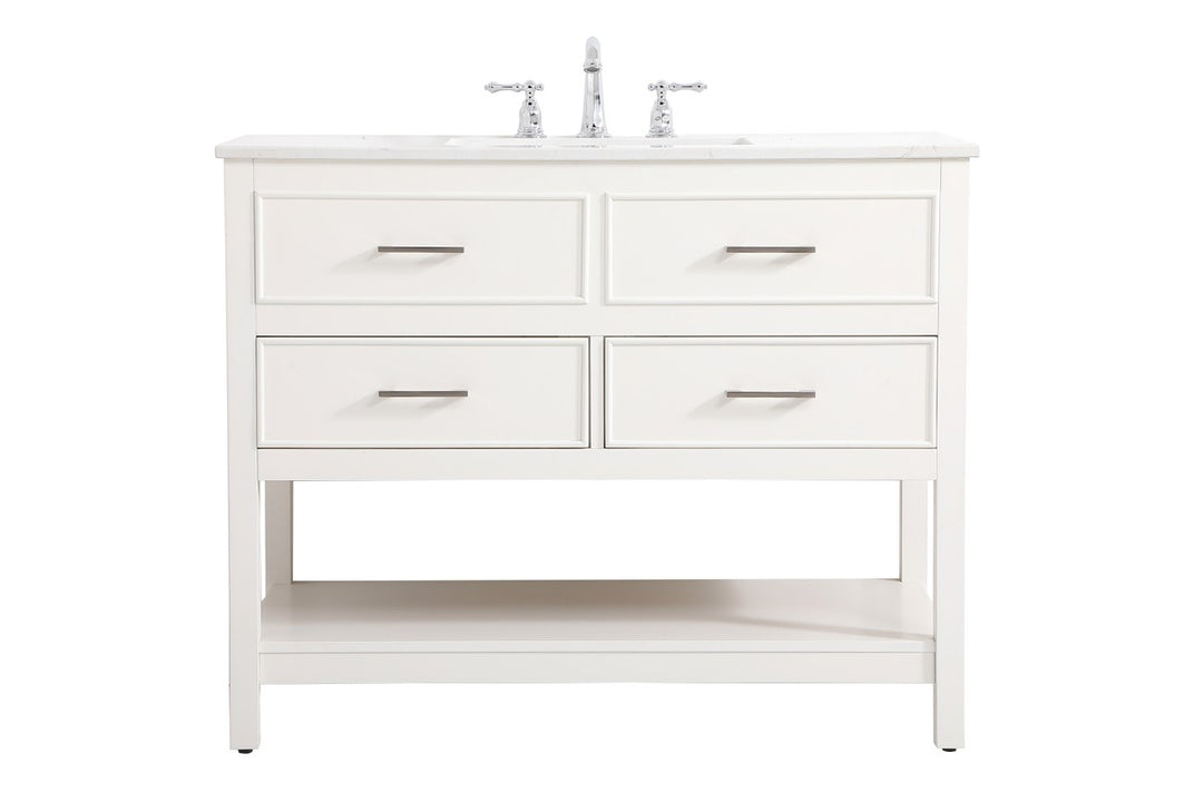 Elegant Lighting - VF19042WH - Vanity Sink Set - Sinclaire - white