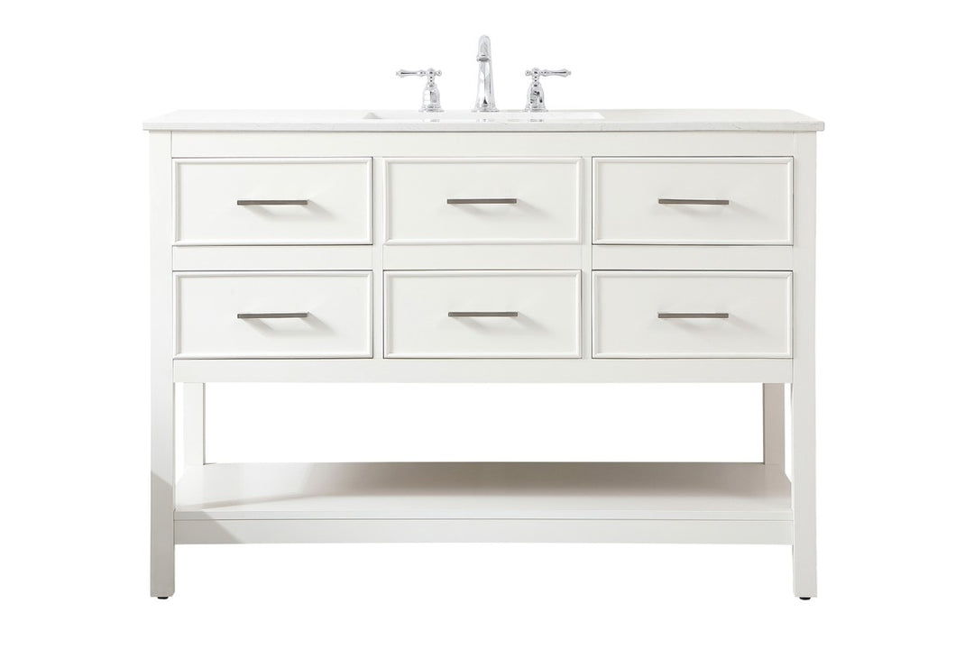 Elegant Lighting - VF19048WH - Vanity Sink Set - Sinclaire - white