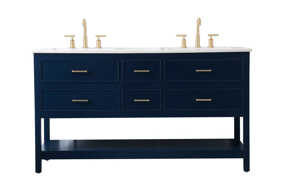 Elegant Lighting - VF19060DBL - Vanity Sink Set - Sinclaire - blue