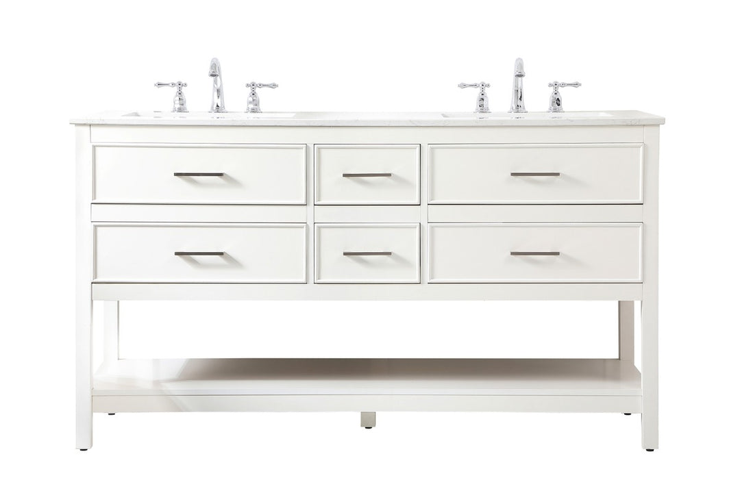 Elegant Lighting - VF19060DWH - Vanity Sink Set - Sinclaire - white