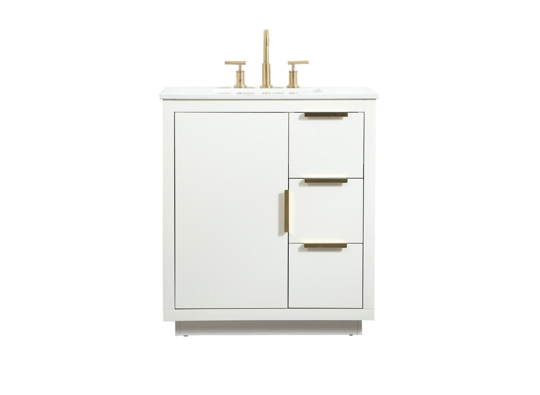 Elegant Lighting - VF19430WH - Vanity Sink Set - Blake - white
