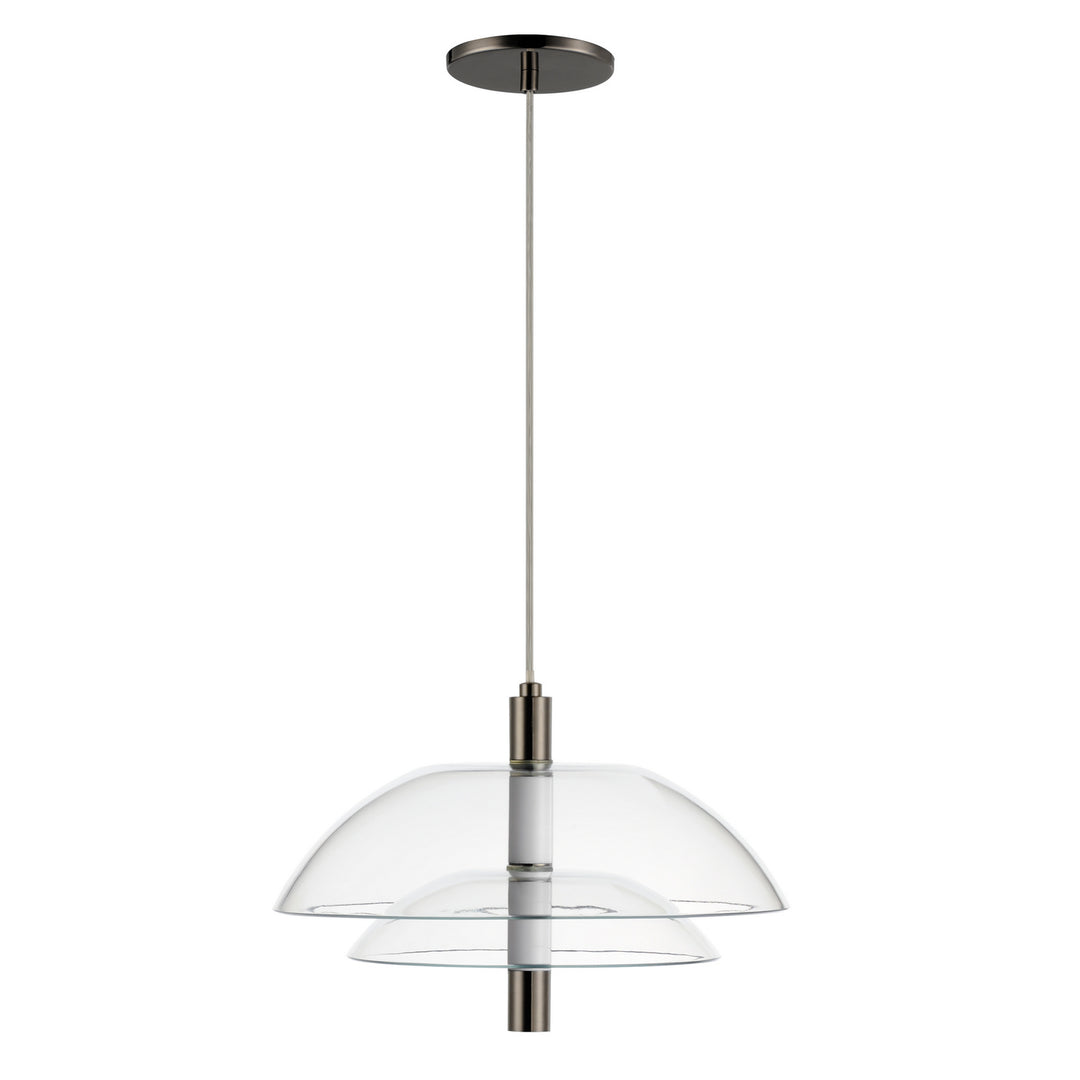 Arya LED Pendant in Black Chrome - available from The Lighting Shoppe, trusted by Canadian homeowners