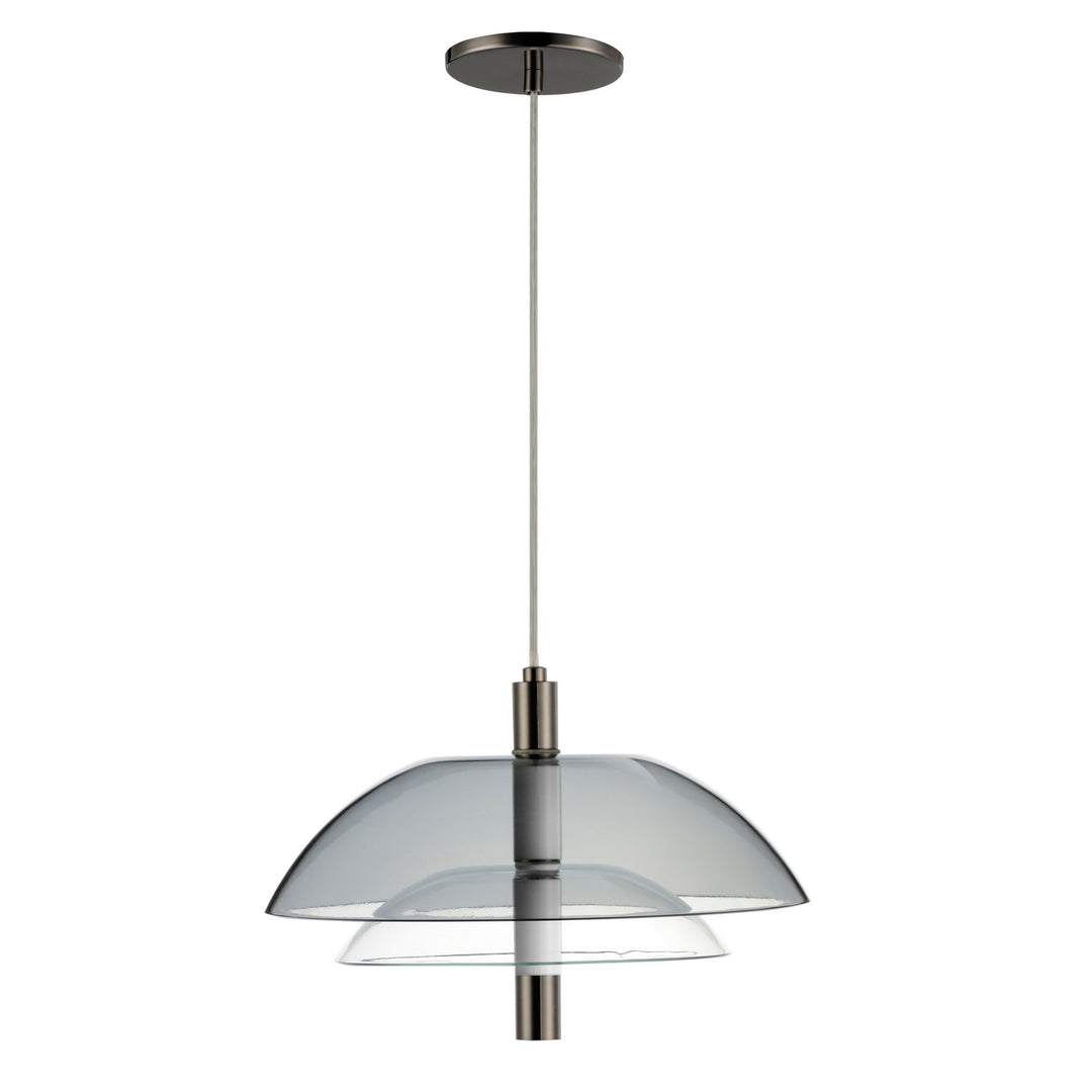Arya LED Pendant in Black Chrome - available from The Lighting Shoppe, trusted by Canadian homeowners