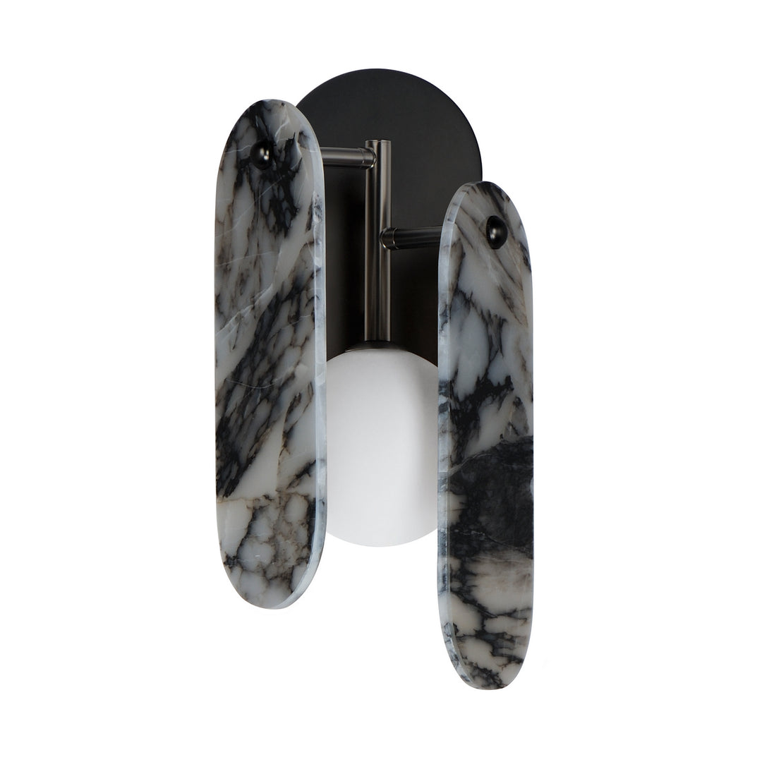 Megalith - Stone LED Wall Sconce in Gunmetal - available from The Lighting Shoppe, trusted by Canadian homeowners
