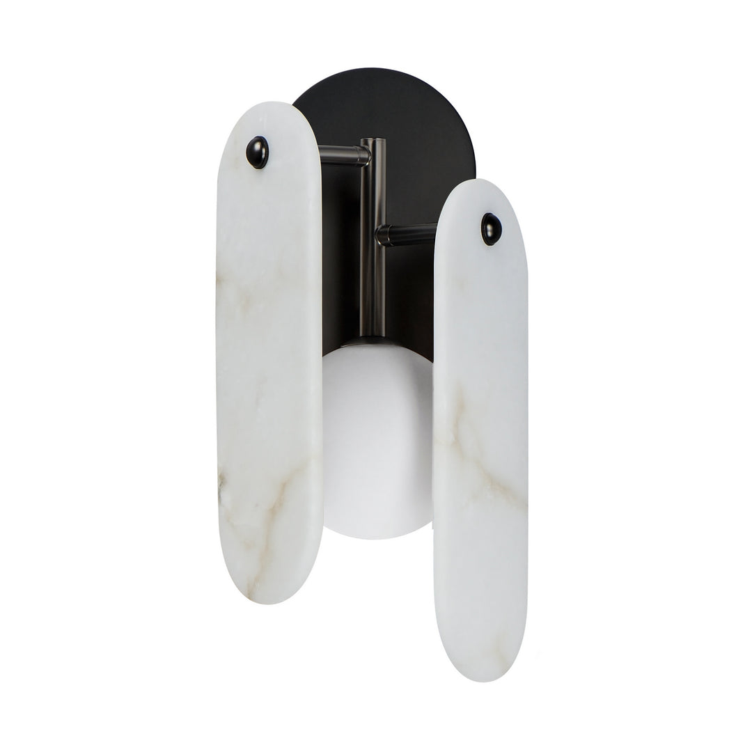 Megalith - Stone LED Wall Sconce in Gunmetal - available from The Lighting Shoppe, trusted by Canadian homeowners