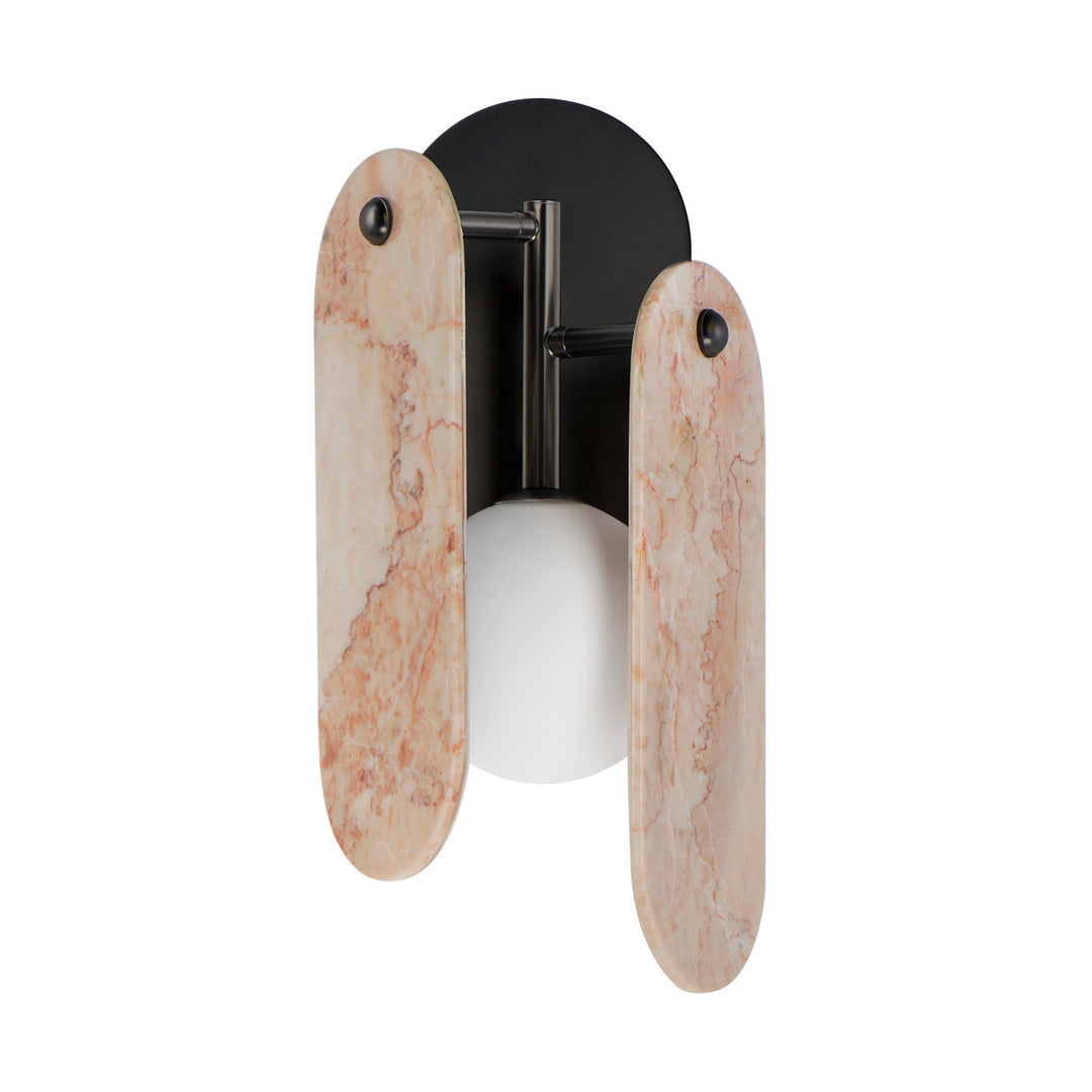 Megalith - Stone LED Wall Sconce in Gunmetal - available from The Lighting Shoppe, trusted by Canadian homeowners