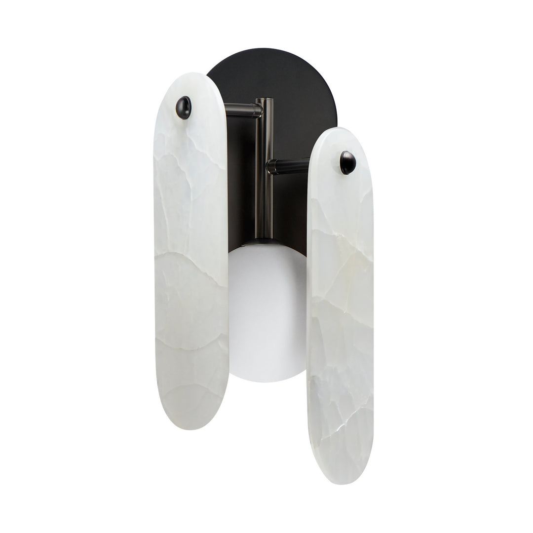 Megalith - Stone LED Wall Sconce in Gunmetal - available from The Lighting Shoppe, trusted by Canadian homeowners