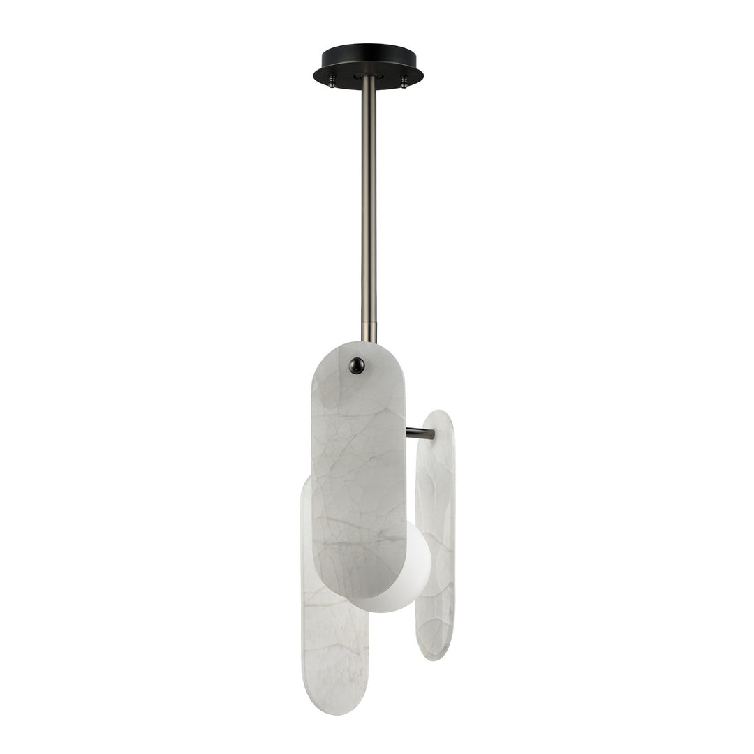 Megalith - Stone LED Pendant in Gunmetal - available from The Lighting Shoppe, trusted by Canadian homeowners
