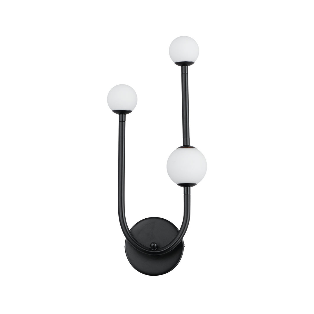 Alina LED Wall Sconce in Black - available from The Lighting Shoppe, trusted by Canadian homeowners