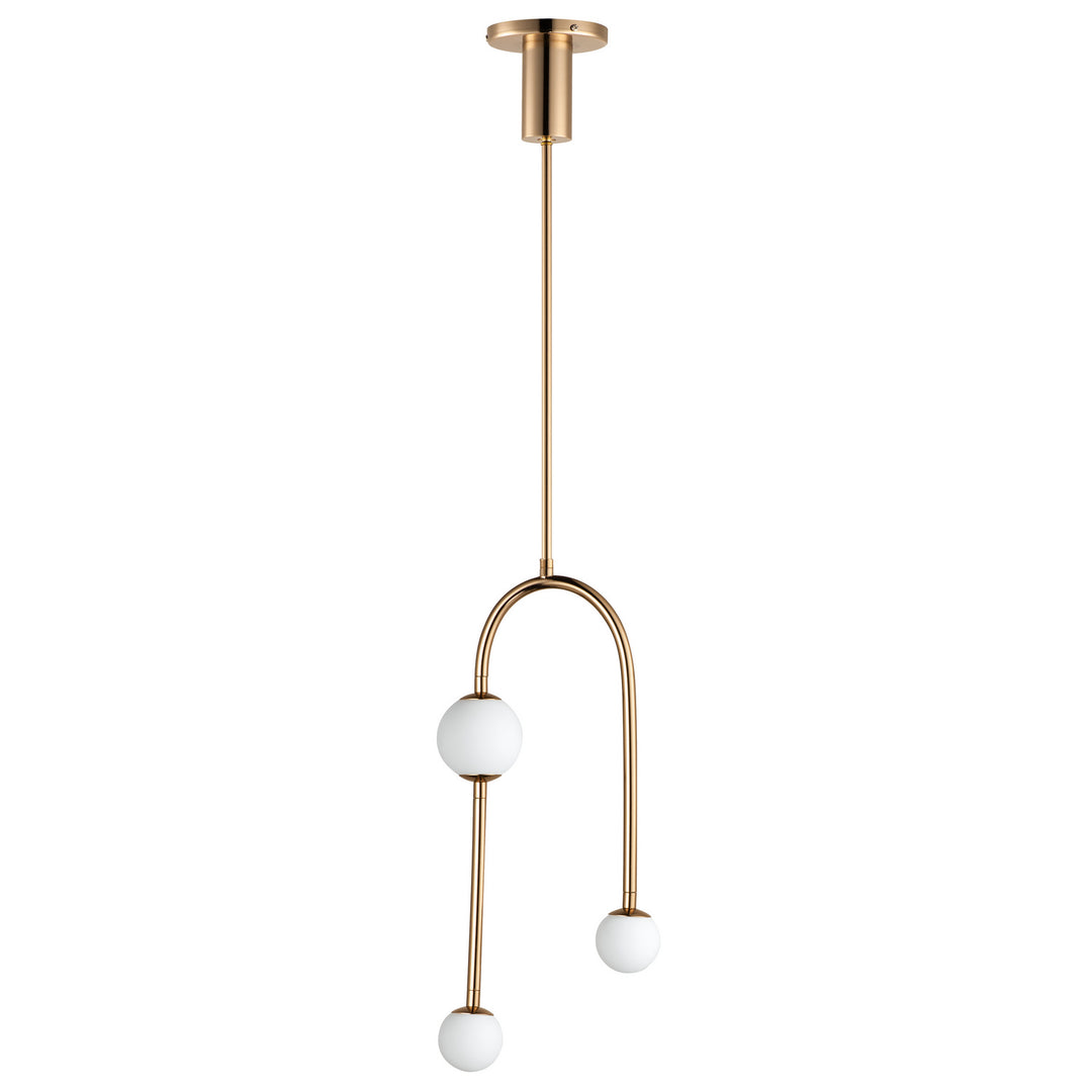 Alina LED Pendant in French Gold - available from The Lighting Shoppe, trusted by Canadian homeowners