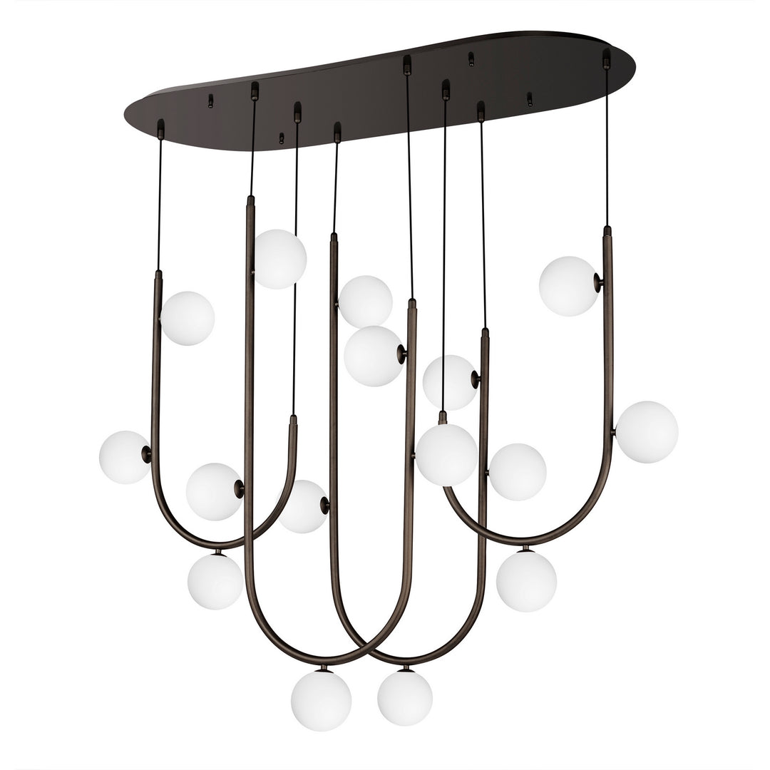 Contour LED Pendant in Brushed Bronze - available from The Lighting Shoppe, trusted by Canadian homeowners