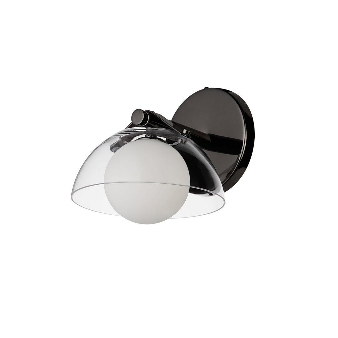 Domain LED Wall Sconce in Black Chrome - available from The Lighting Shoppe, trusted by Canadian homeowners