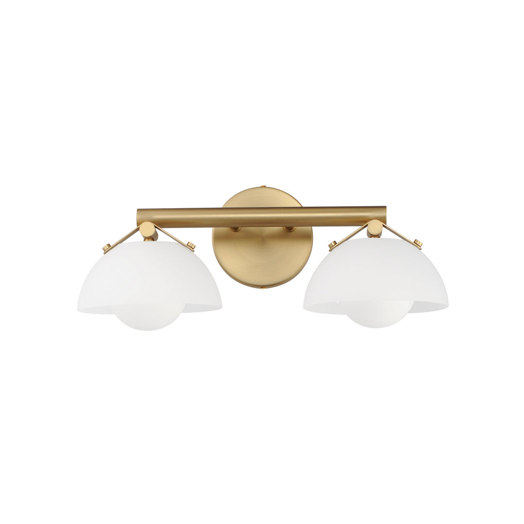 Domain LED Wall Sconce in Natural Aged Brass - available from The Lighting Shoppe, trusted by Canadian homeowners