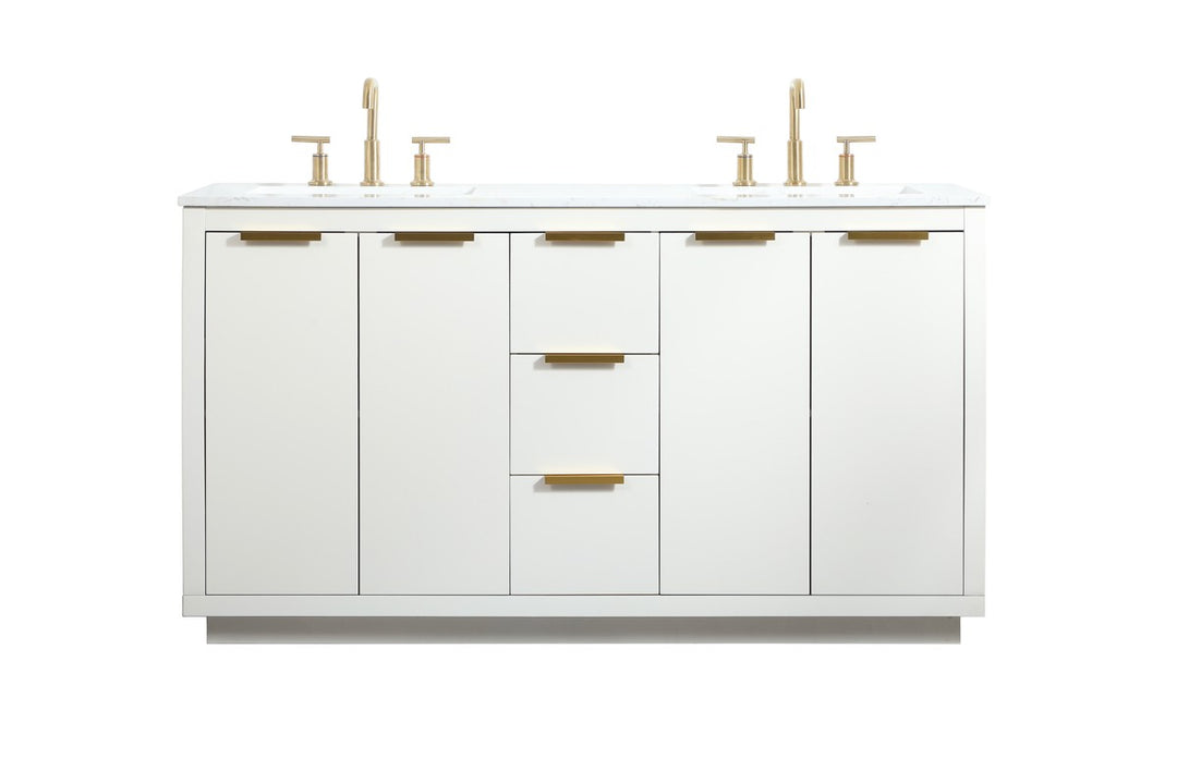 Elegant Lighting - VF19460DWH - Vanity Sink Set - Blake - white