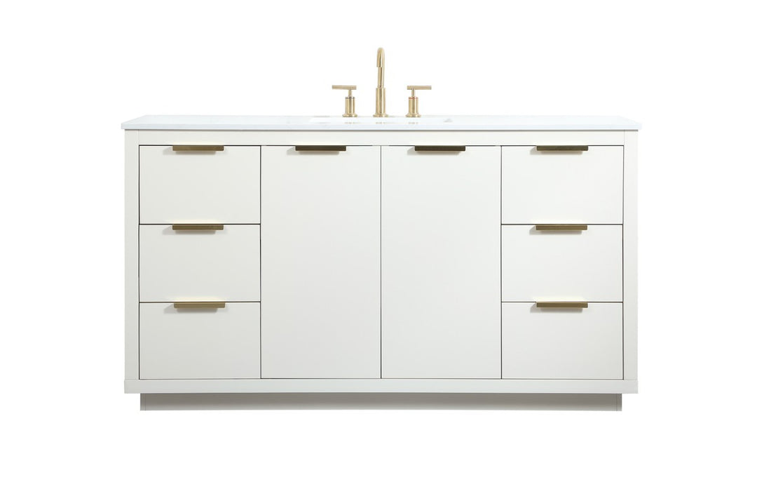 Elegant Lighting - VF19460WH - Vanity Sink Set - Blake - white