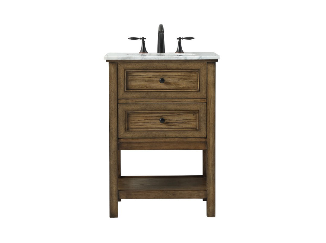 Elegant Lighting - VF27024DW - Single Bathroom Vanity - Metropolis - driftwood