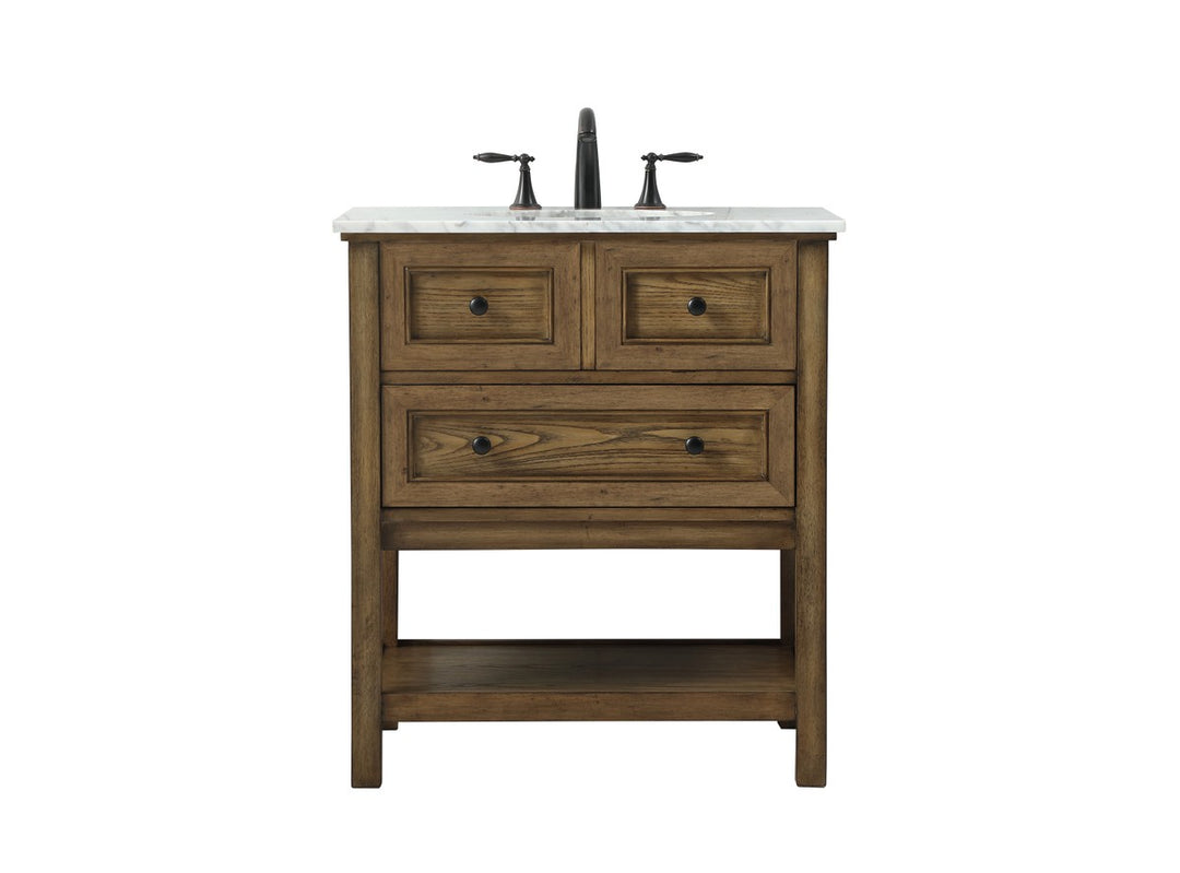 Elegant Lighting - VF27030DW - Single Bathroom Vanity - Metropolis - driftwood
