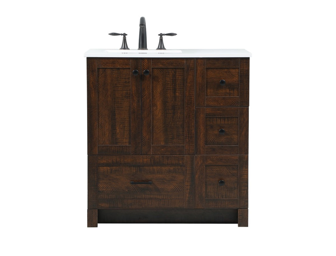 Elegant Lighting - VF2832EX - Single Bathroom Vanity - Soma - expresso