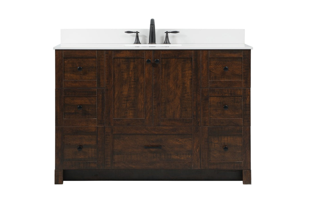 Elegant Lighting - VF2848EX-BS - Single Bathroom Vanity - Soma - expresso